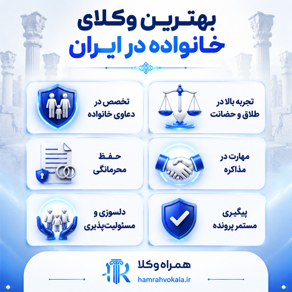 بهترین وکیل خانواده در ایران