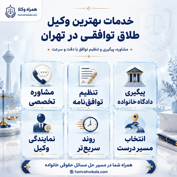 بهترین وکیل طلاق توافقی در تهران