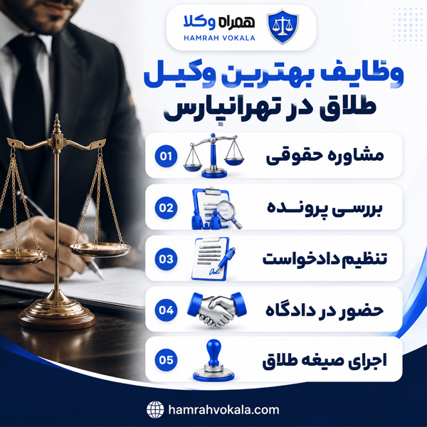 بهترین وکیل طلاق در تهرانپارس