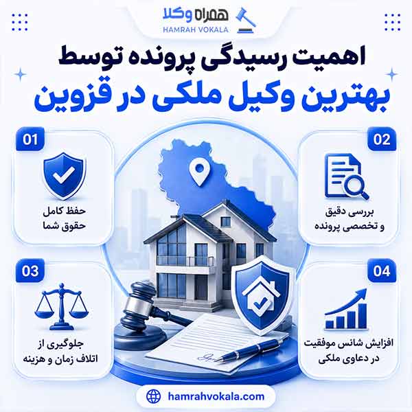 مزایای داشتن وکیل ملکی قزوین