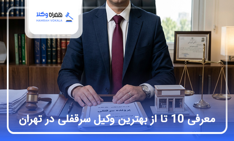 بهترین وکیل سرقفلی در تهران