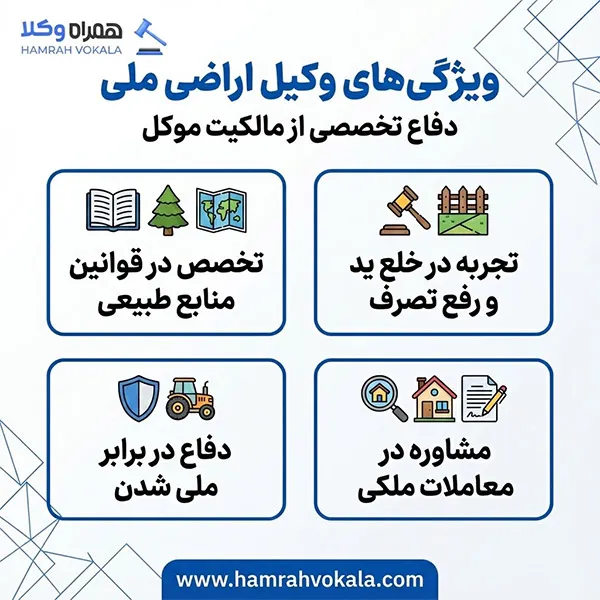 لیست 10 تا از بهترین وکیل اراضی ملی تهران + مشخصات تکمیلی