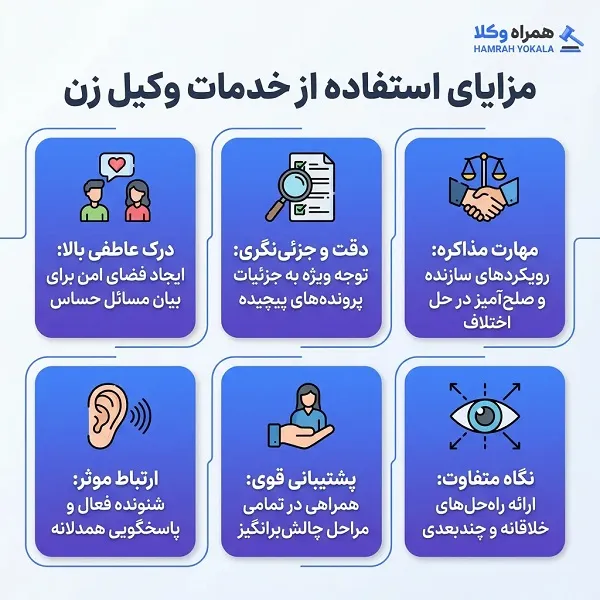 بهترین وکیل زن در کرج