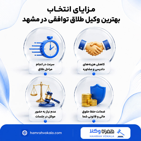 چگونه یک وکیل طلاق توافقی حرفه‌ای در مشهد پیدا کنیم؟