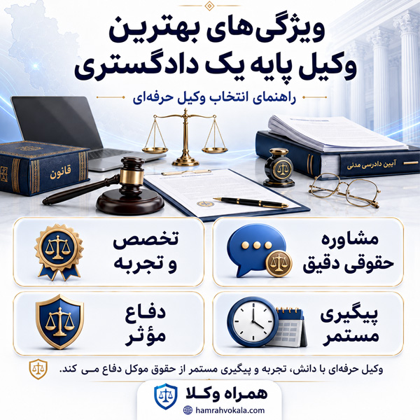 بهترین وکیل پایه یک دادگستری در تهران 