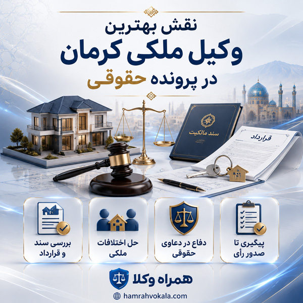 بهترین وکیل ملکی در کرمان