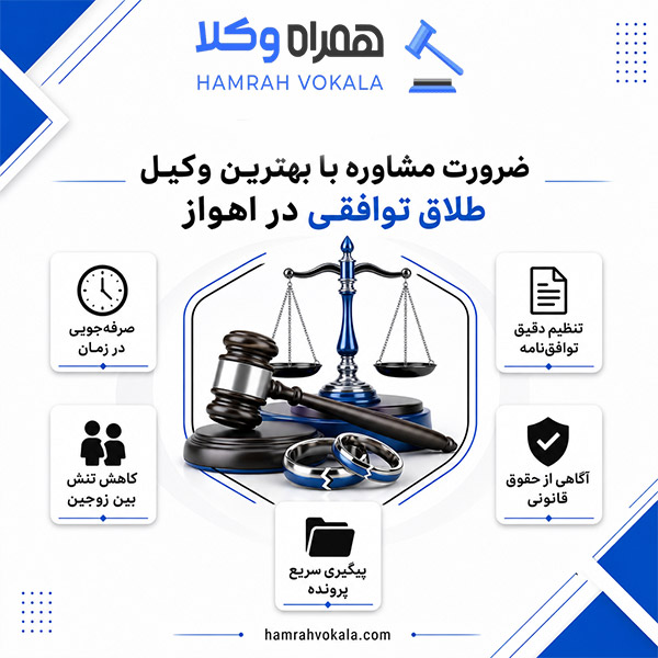 راهنمای انتخاب بهترین وکیل طلاق توافقی در اهواز 