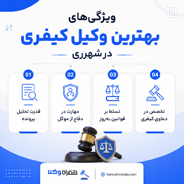بهترین وکیل کیفری در شهرری چه وظایف و مسئولیت‌هایی دارد؟